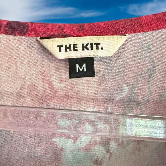 The Kit Shirt Dress Abstract Jewel Art to Wear Splatter Indie Oversized Pocket M - Picture 2 of 3